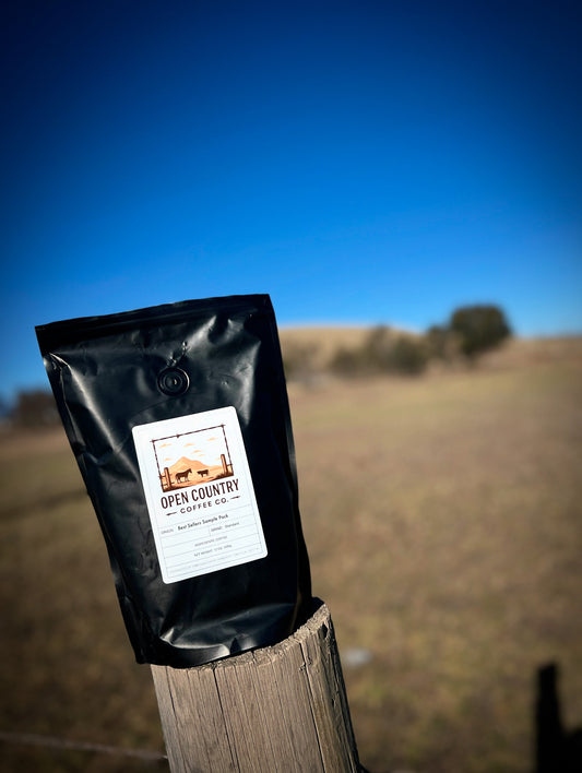 Best Sellers Sample Pack: 6Bean, Cowboy, Breakfast, Peru, Mexico, Bali